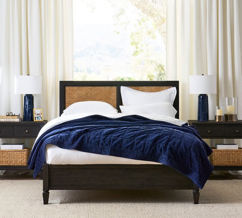 Sausalito Cane Bed Pottery Barn Australia